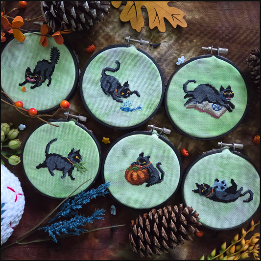 * PREORDER * Inappropriate Cats ~ BAD Stitch ~ Needlework Marketplace 2026