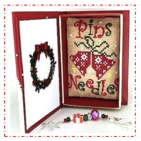 PRE-ORDER ** Limited Edition Christmas Sewing Box ~ Needlework Marketplace 2025 ~ Praiseworthy Stitches