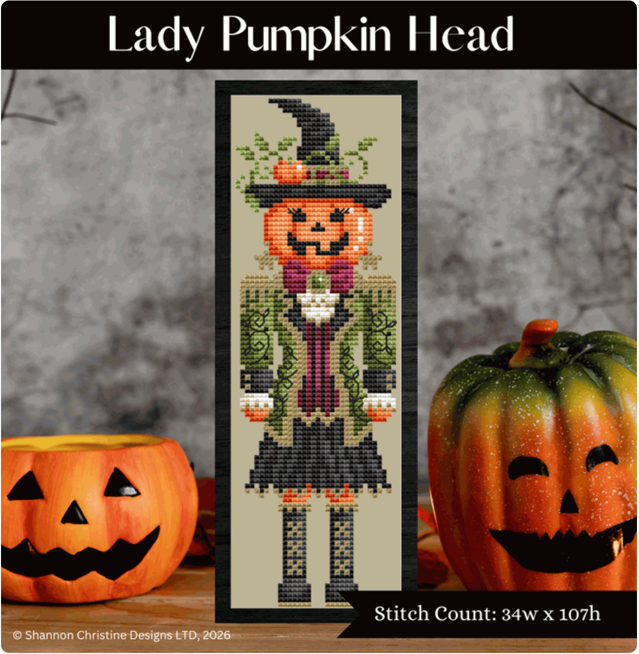 * Coming Soon! * Lady Pumpkin Head ~ Shannon Christine