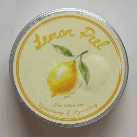Lemon Peel Lotion Bar ~ Stacy Nash