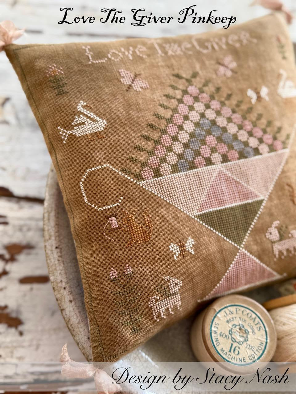 *PREORDER* Love the Giver Pinkeep ~ Stacy Nash ~ Nashville Needlework Market 2026