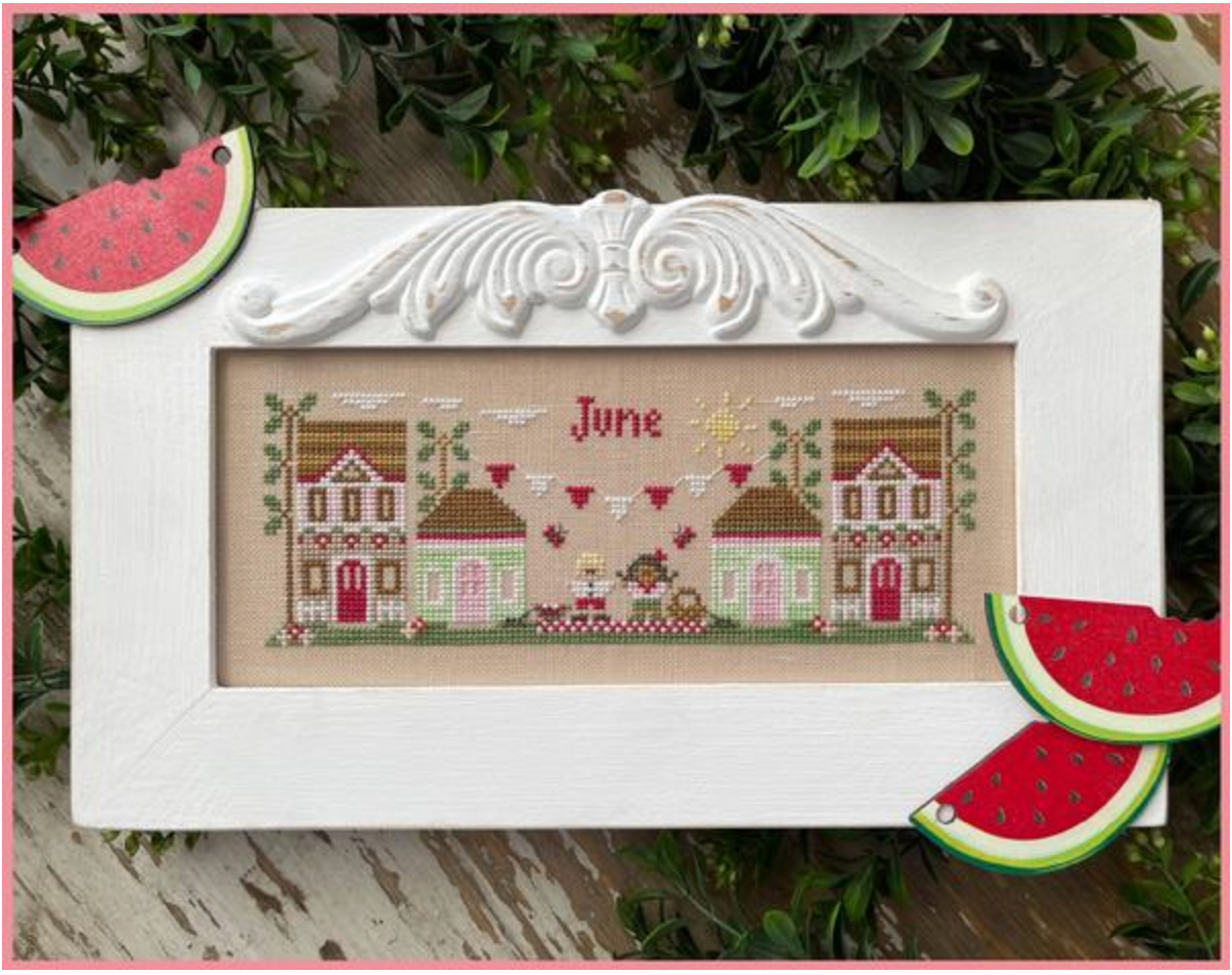 Monthly Mini Village - June ~ Country Cottage Needleworks