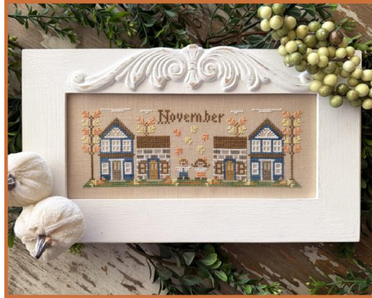 Monthly Mini Village - November ~ Country Cottage Needleworks