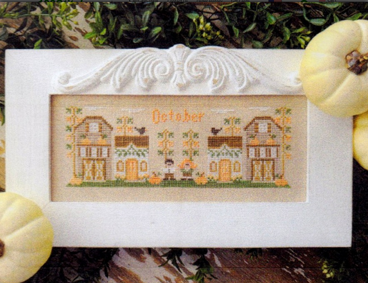 Monthly Mini Village - October ~ Country Cottage Needleworks