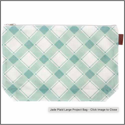 Mad for Plaid Project Bag ~ Jade ~ It's Sew Emma