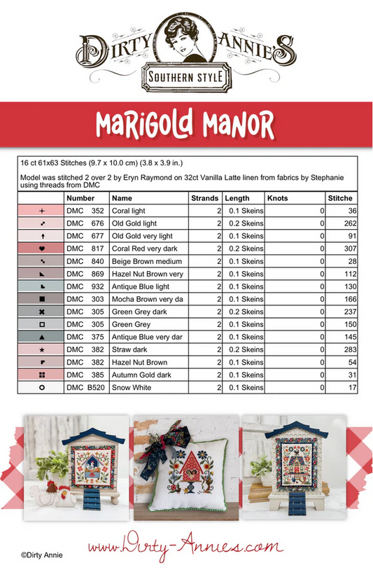 Marigold Manor ~ Dirty Annie's Southern Style