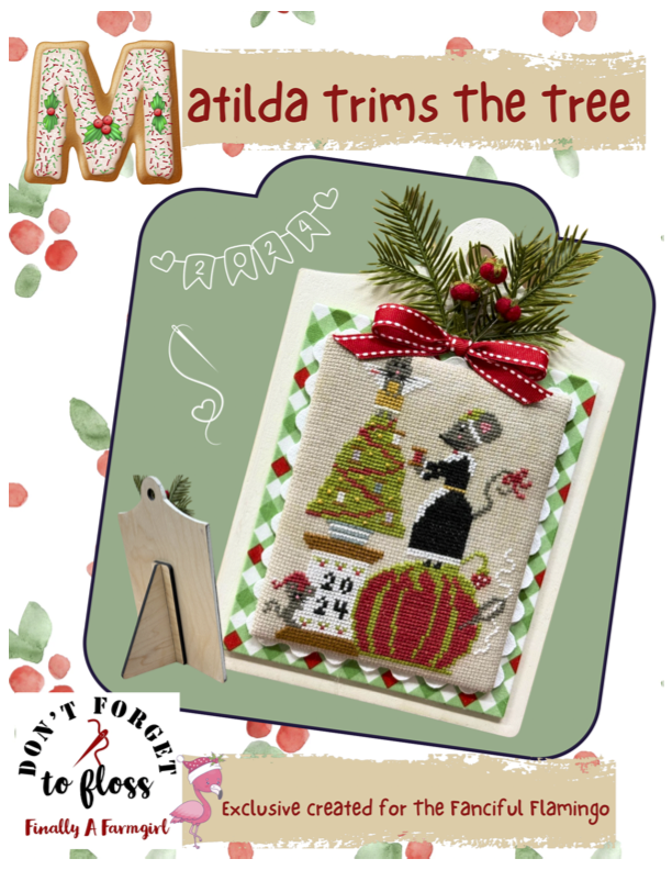 Matilda Trims the Tree ~ Finally a Farmgirl