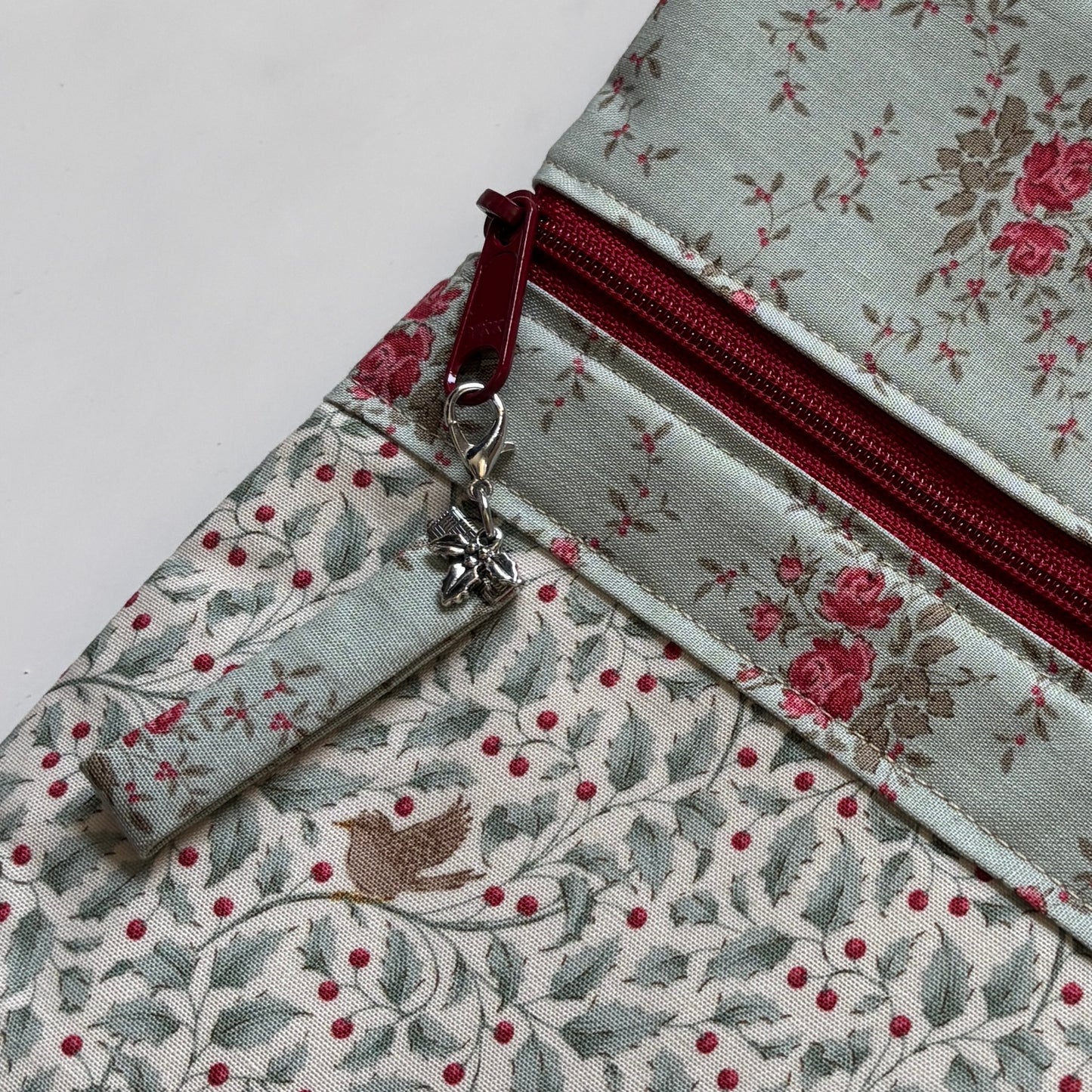Tilda - Merry Little Christmas ~ Fabric Front Project Bag ~ BellaRose Needleworks
