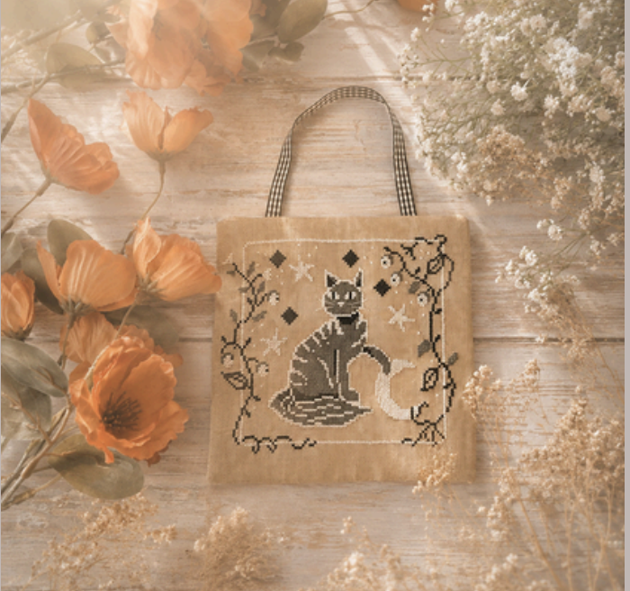 * PREORDER * Midnight Cat ~ Snowflower Diaries ~ Needlework Marketplace 2026