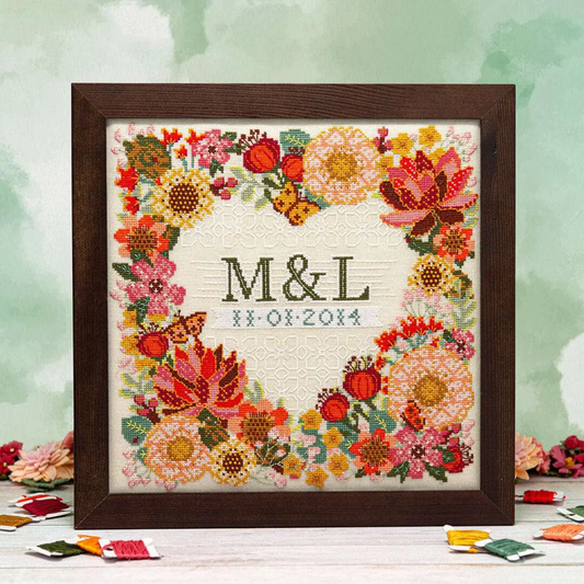 Modern Botanical Wedding Sampler ~ Counting Pudddles