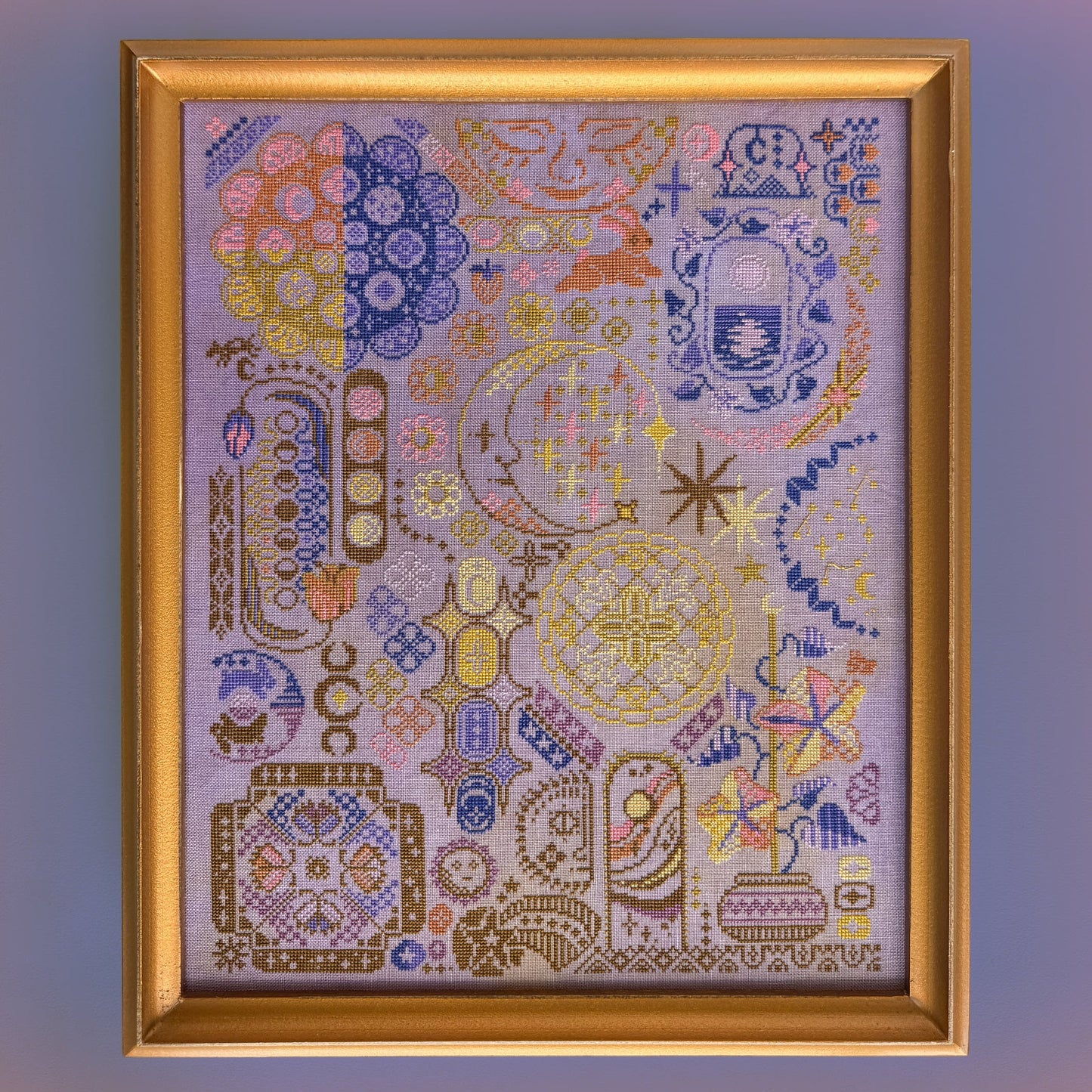 * PREORDER * Moon Sampler ~ JEDxStitch ~ Needlework Marketplace 2026