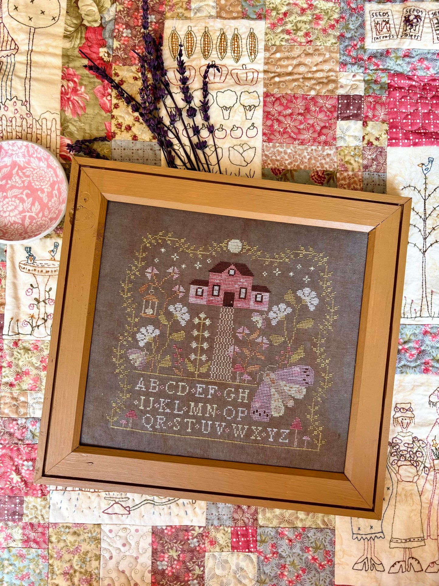 * PREORDER * Moonlight Garden Sampler ~ Bluberry Ridge Designs ~ Needlework Marketplace 2026