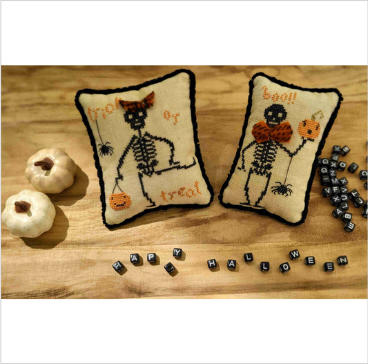 Mrs. and Mr. Bones ~ The Spanish Stitcher