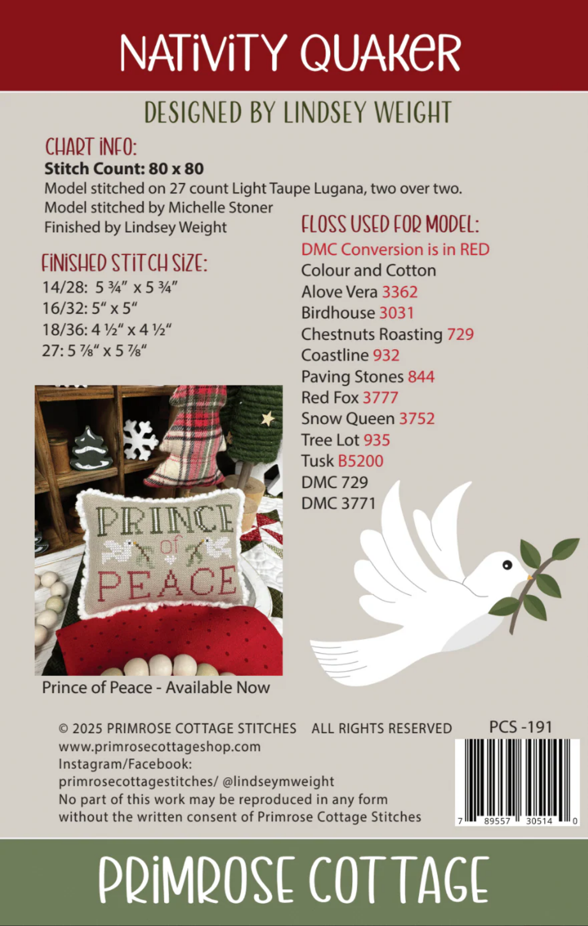 Nativity Quaker ~ Primrose Cottage