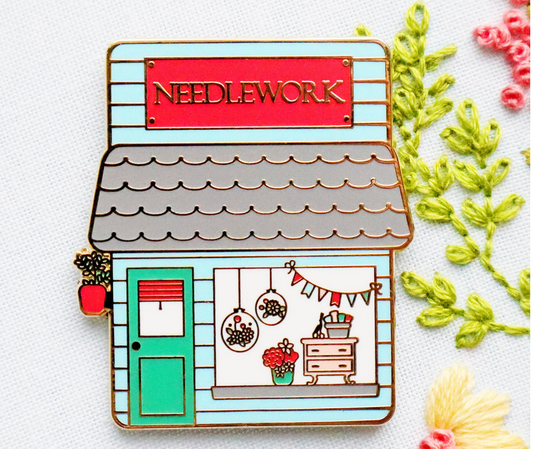 Needlework Shop Needle Minder ~ Flamingo Toes