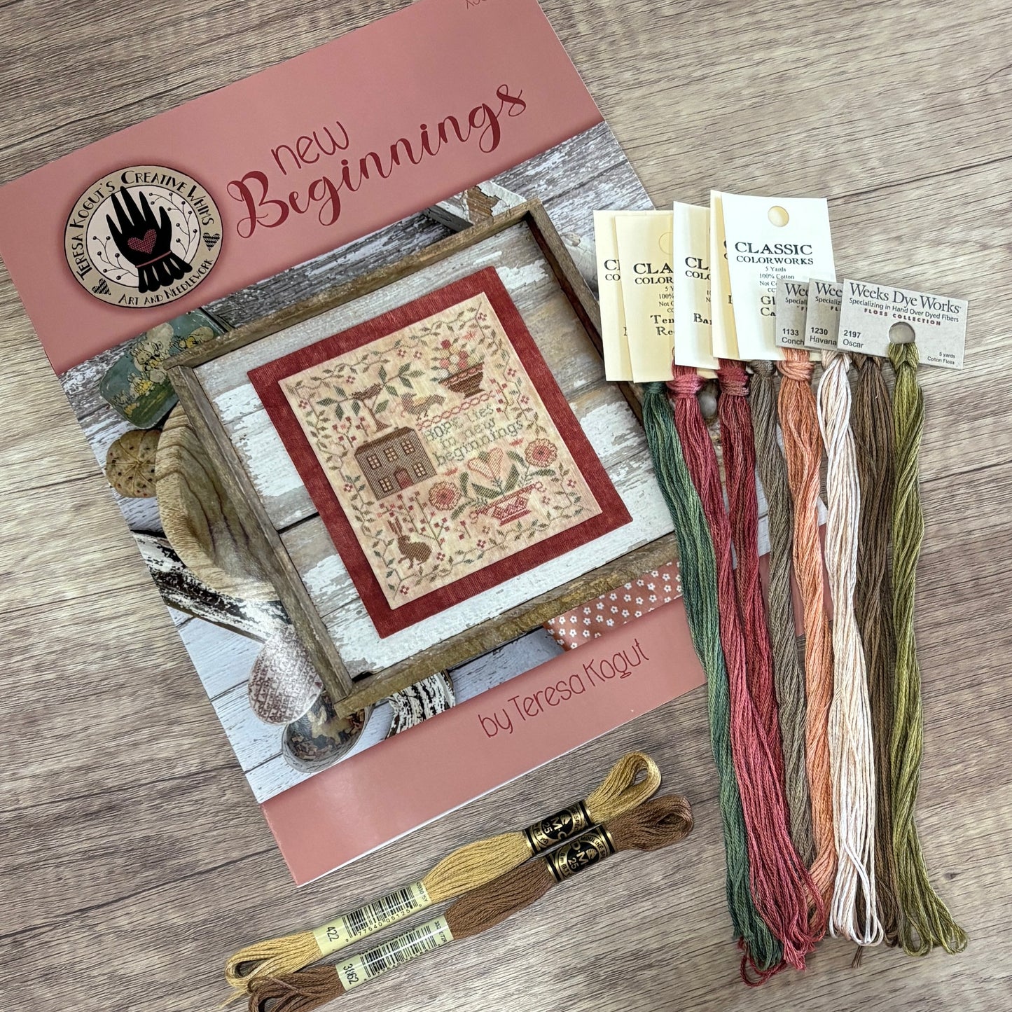 New Beginnings ~ Chart and Floss Pack ~ Teresa Kogut