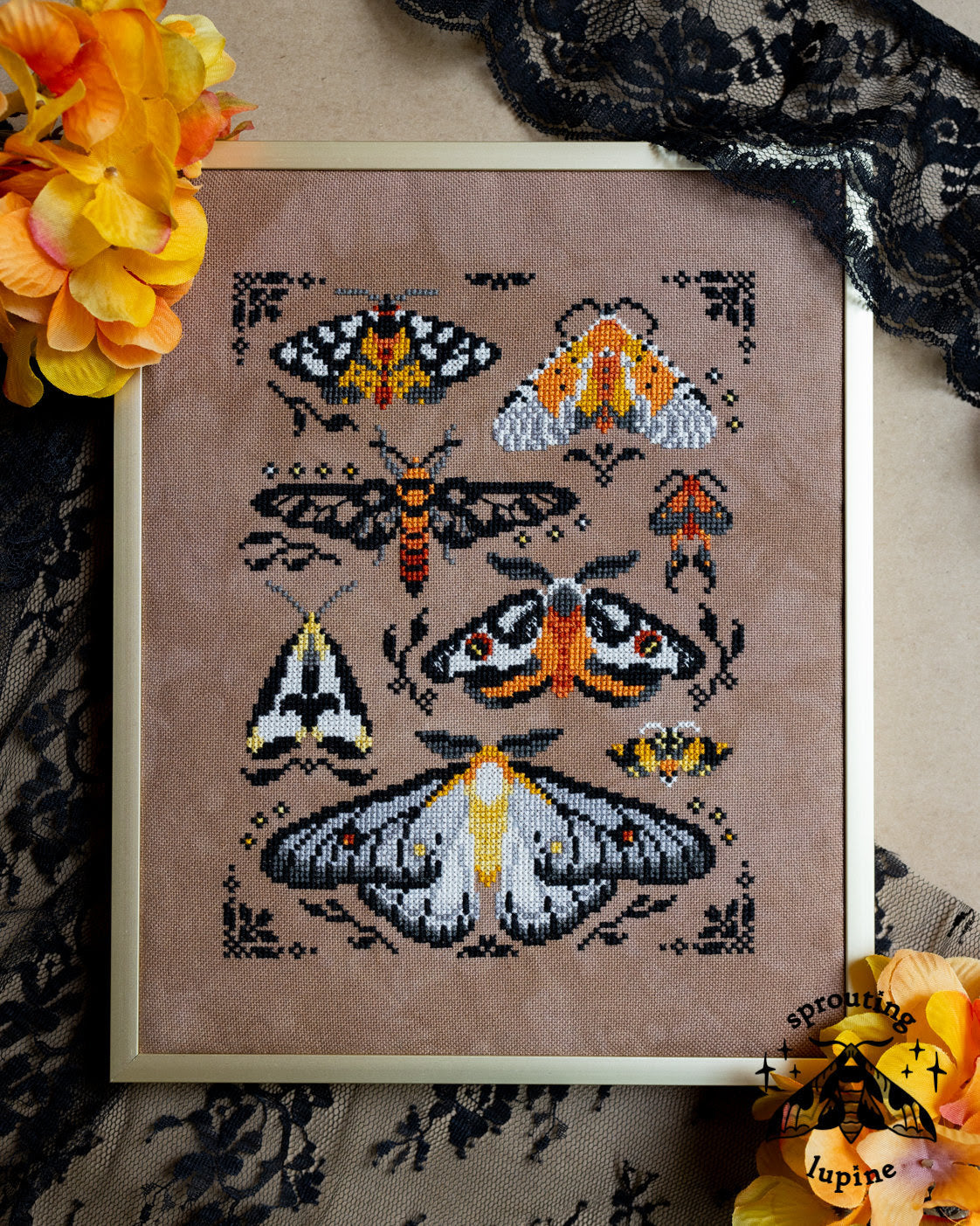 * PREORDER * Ochre Wings ~ Sprouting Lupine ~ Needlework Marketplace 2026