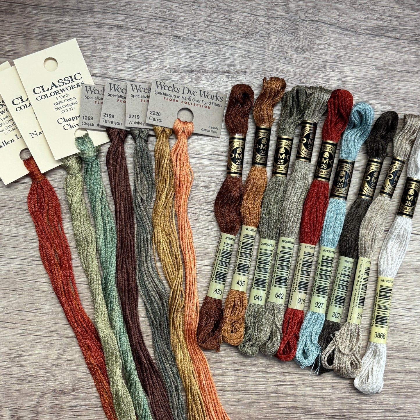 Octobers ~ Chart and Floss Pack ~ Teresa Kogut