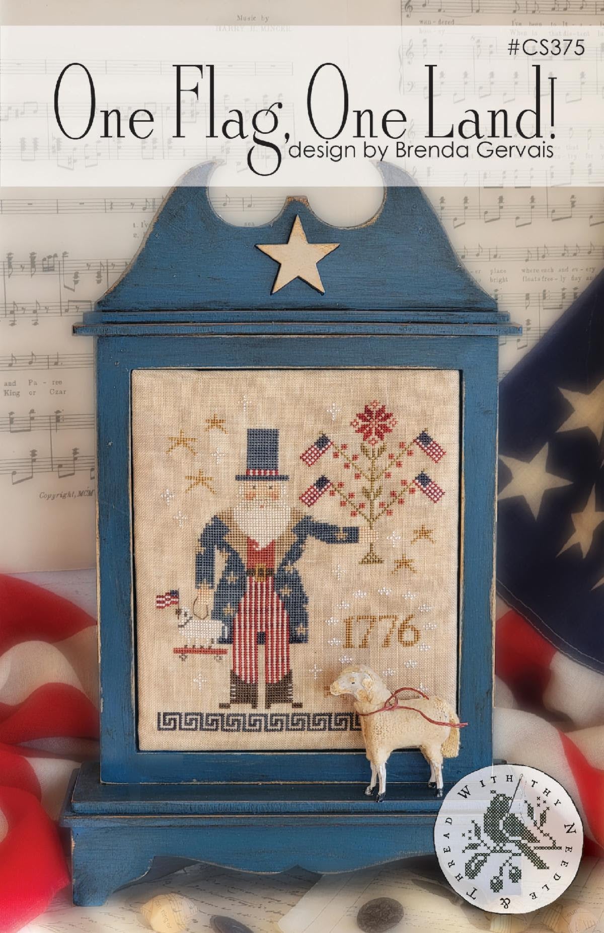 *PREORDER* One Flag, One Land ~ With Thy Needle & Thread ~ Nashville Needlework Market 2026