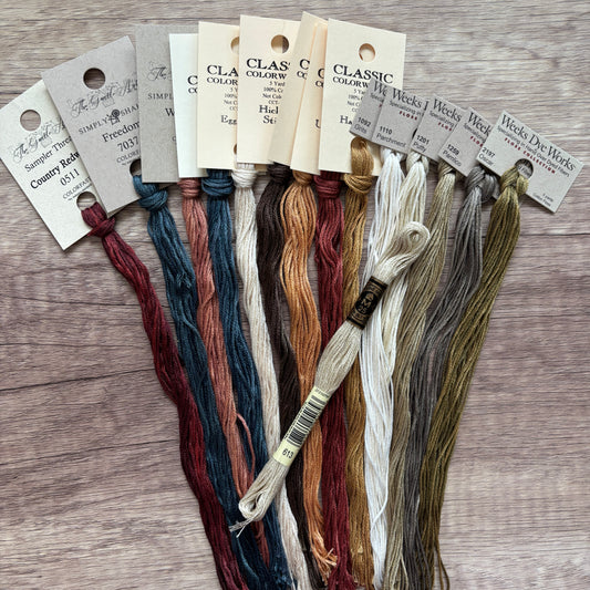 *PREORDER* One Flag, One Land - Chart & Floss Pack ~ With Thy Needle & Thread ~ Nashville Needlework Market 2026