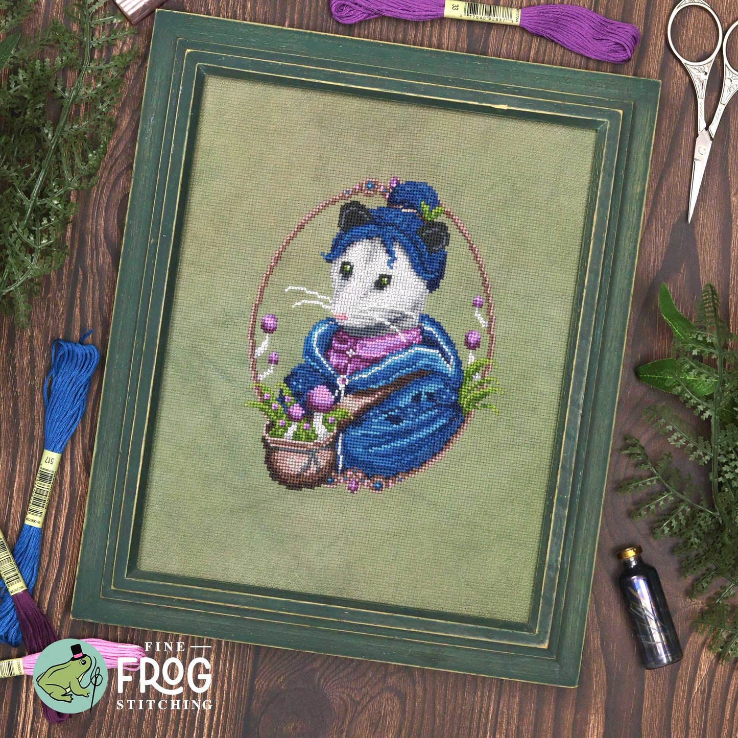 *PREORDER* Opossum Forager ~ Market Exclusive ~ Fine Frog Stitching ~ Nashville Needlework Market 2026