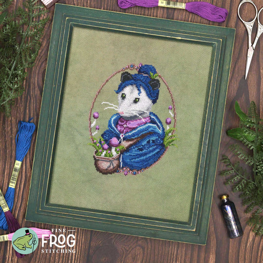 *PREORDER* Opossum Forager ~ Market Exclusive ~ Fine Frog Stitching ~ Nashville Needlework Market 2026