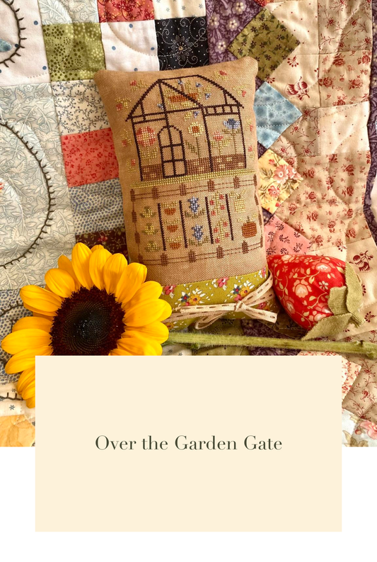 PRE-ORDER ** Over the Garden Gate ~ Needlework Marketplace 2025 ~ Blueberry Ridge