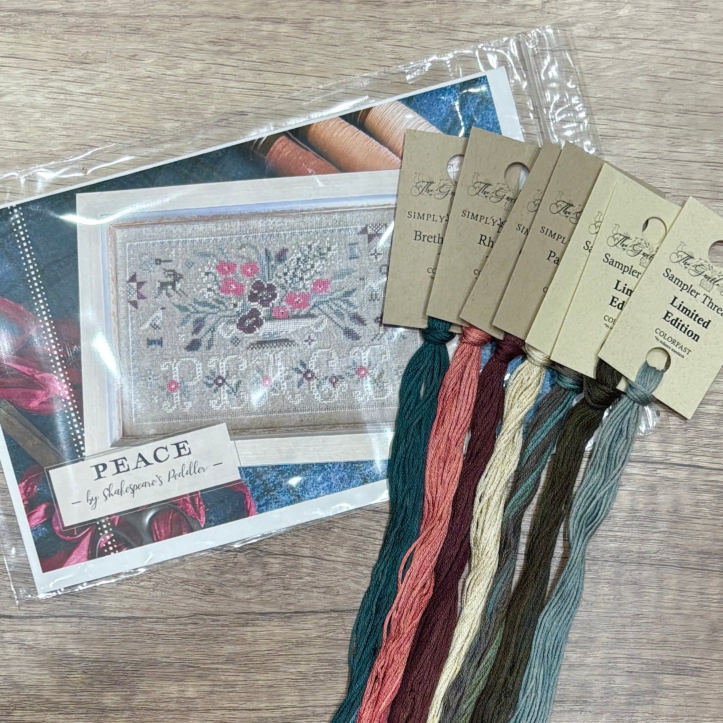 *PREORDER* Peace - Chart & Limited Edition Floss Pack ~ Shakespeare's Peddler ~ Nashville Needlework Market 2026