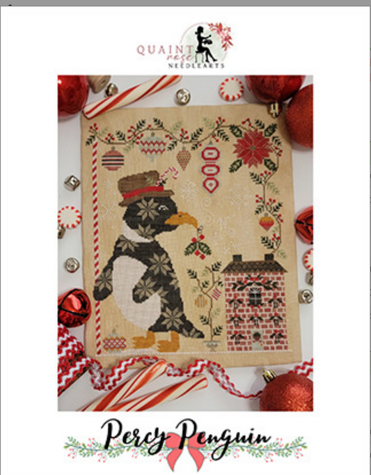 Percy Penguin ~ Quaint Rose Needlearts