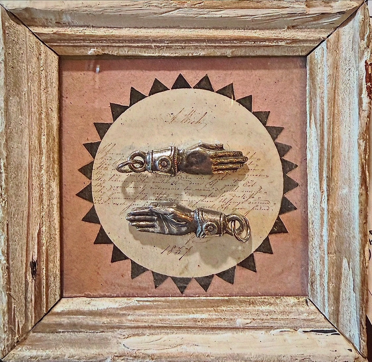 *PREORDER* Pewter Hand Charm ~ Needlework Press ~ Nashville Needlework Market 2026