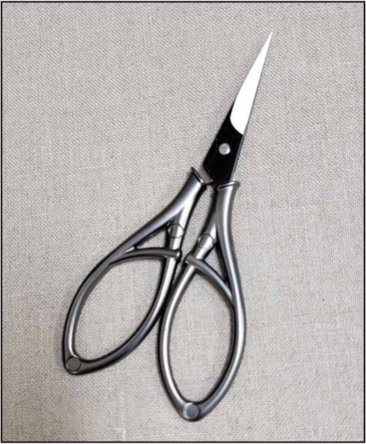 Pewter Butterfly Embroidery Scissors (Sharp Point) ~ Yarn Tree