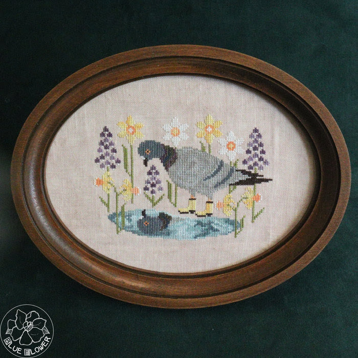 Pigeon & Puddle ~ The Blue Flower