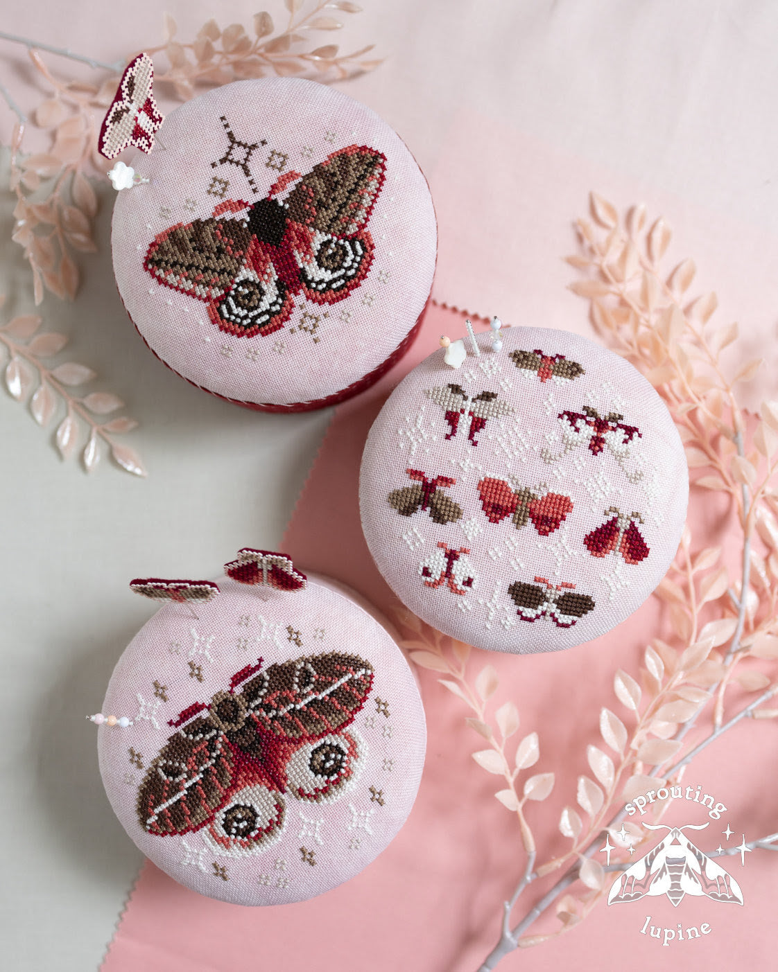 * PREORDER * Pink Velvet ~ Sprouting Lupine ~ Needlework Marketplace 2026