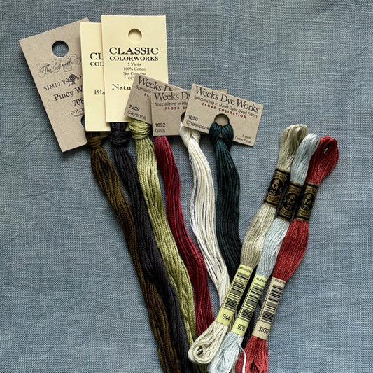 The Pledge of Allegiance - Chart & Floss Pack ~ Plum Street Samplers ~ Nashville Needlework Market 2026