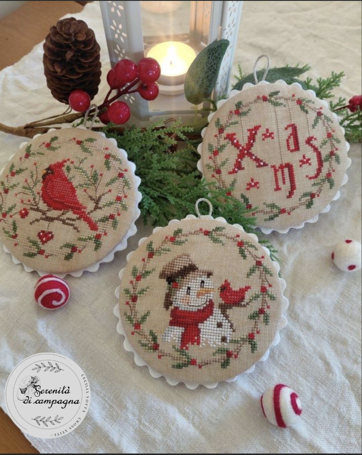 * PREORDER * Profumo di Natale - Tris ~ Serenita di Campagna ~ Needlework Marketplace 2026