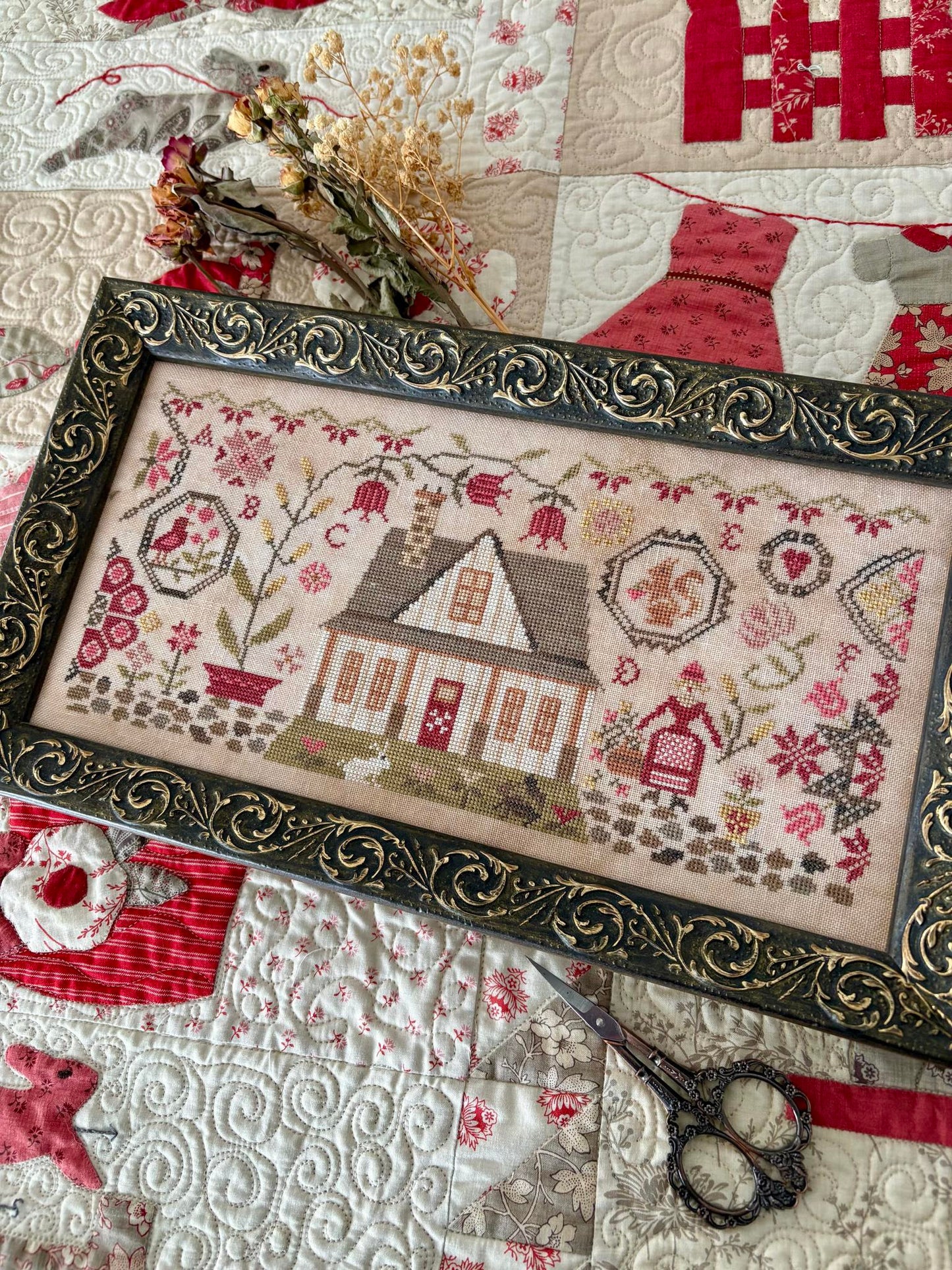 Quaker Farmhouse ~ Pansy Patch & Blueberry Ridge ~ Nashville Needlework Market 2026