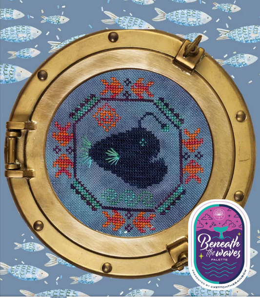 Quirky Quaker Anglerfish ~ Beneath the Waves Palette ~ Darling & Whimsy