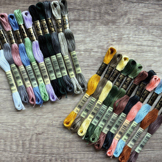 *PREORDER* Raven's Harvest Moon - Chart & Floss Pack ~ Market Exclusive ~ Counting Puddles ~ Nashville Needlework Market 2026