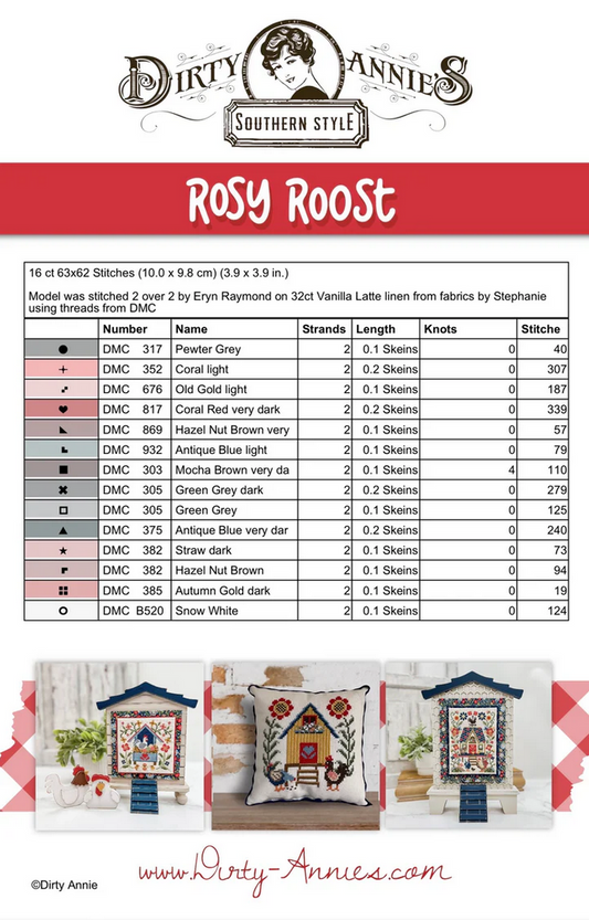 Rosy Roost ~ Dirty Annie's Southern Style