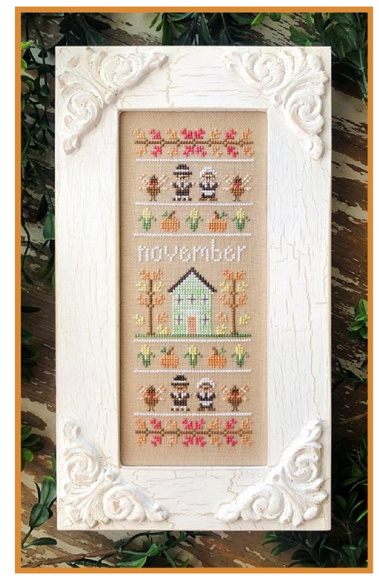 Sampler of the Month - November ~ Country Cottage Needleworks
