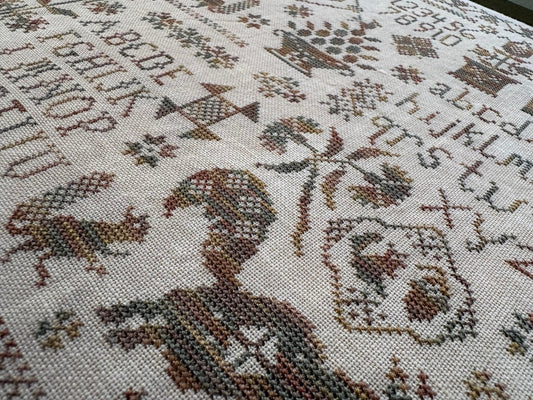 * PREORDER * Sassy Squirrel Sampler ~ Pansy Patch Quilts and Stitchery ~ Needlework Marketplace 2026