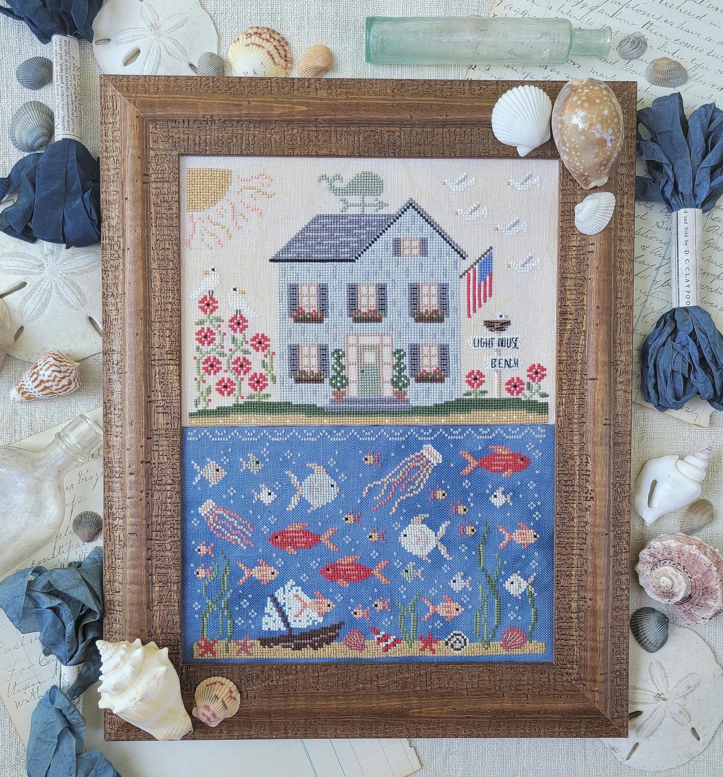 *PREORDER* Seaside ~ Hello from Liz Mathews ~ Nashville Needlework Market 2026