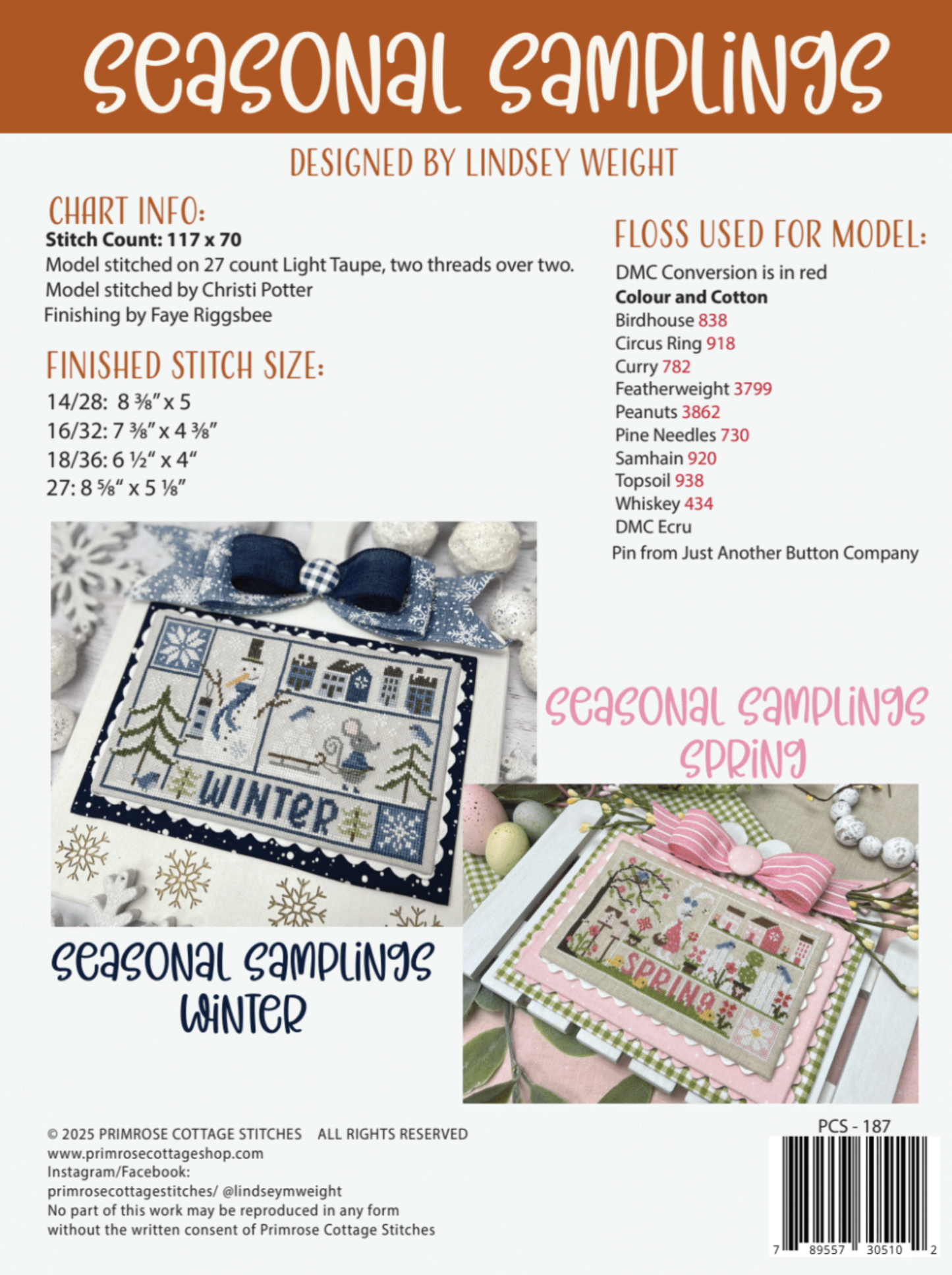 Coming Soon!! ~ Seasonal Samplings - Autumn ~ Primrose Cottage