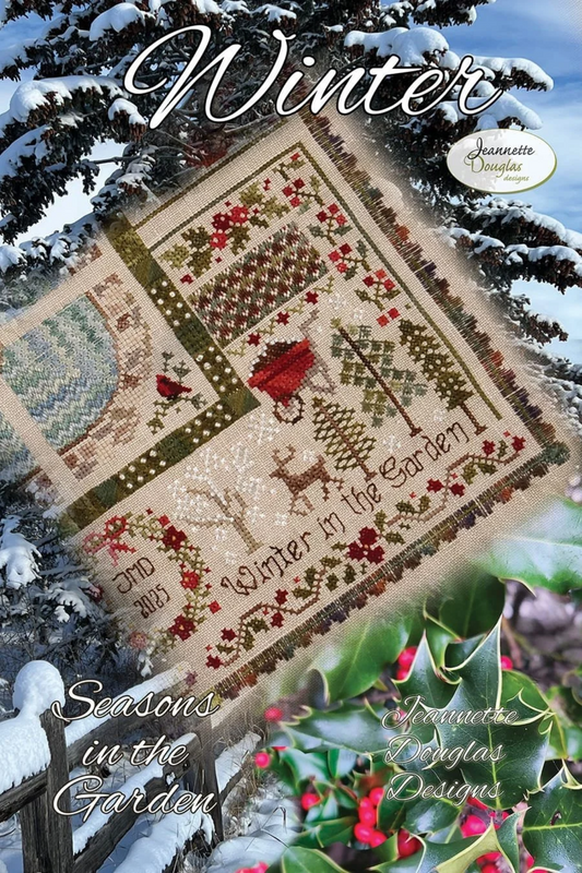 Seasons in the Garden - Winter ~ Chart & Embellishment Pack ~ Jeannette Douglas