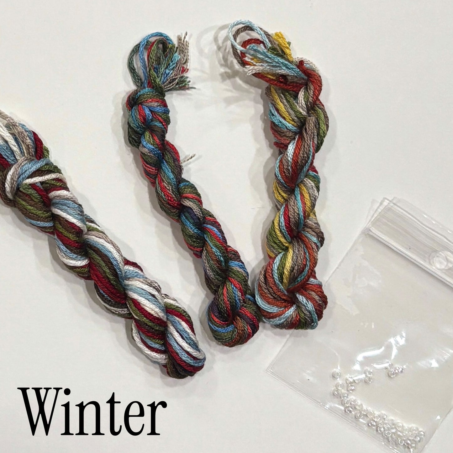 Seasons in the Garden - Winter ~ Chart & Embellishment Pack ~ Jeannette Douglas