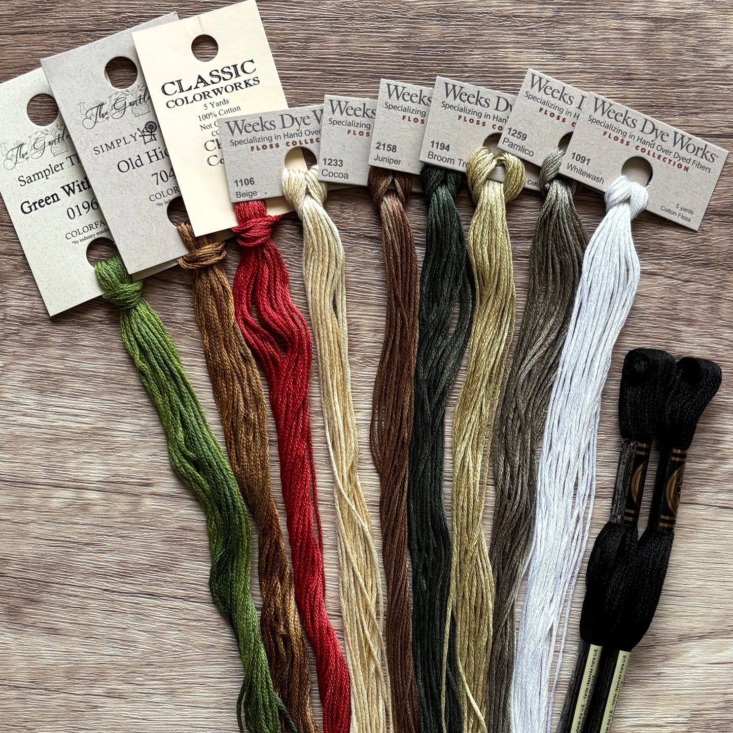 Seeking Refuge - Chart & Floss Pack ~ The Scarlett House