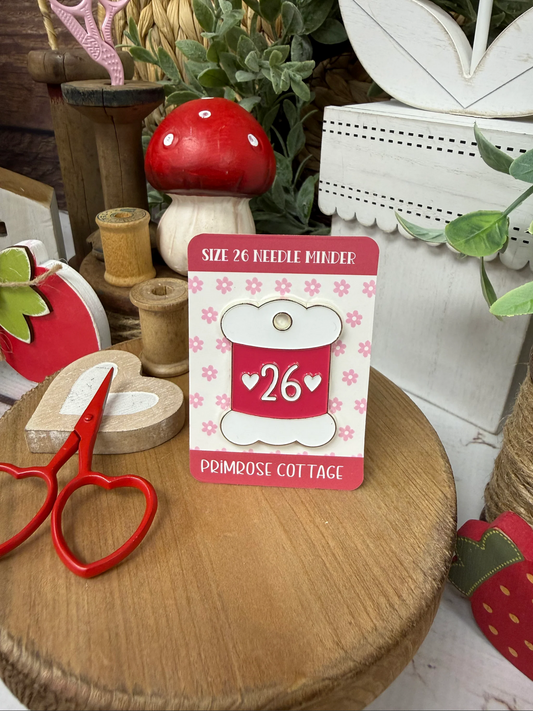 Size 26 Needle Minder ~ Primrose Cottage