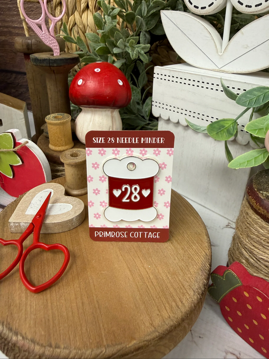 Size 28 Needle Minder ~ Primrose Cottage