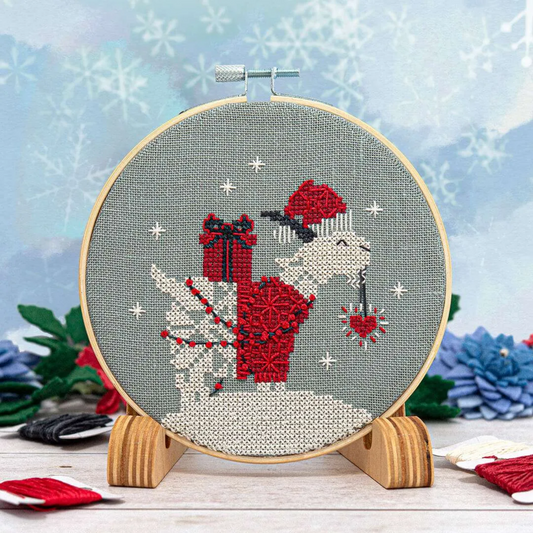 Snowflake Goat ~ Counting Puddles