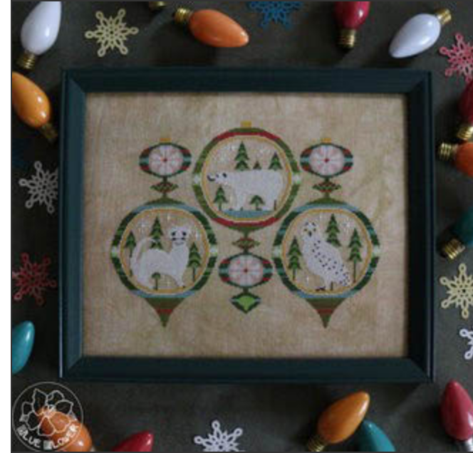 Snowy & Bright ~ The Blue Flower